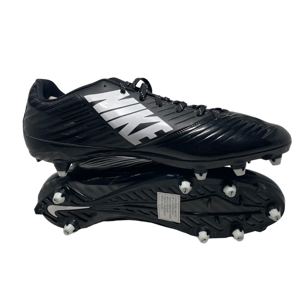 Nike Vapor Speed 3/4 Black/White Football Cleats 643160-010 Size: 16